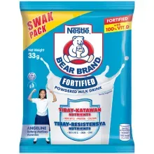 Bear Brand Fortified Milk Powder Swak 16(8X33G) pc