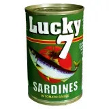 Lucky 7 Sardines Green 155g pc