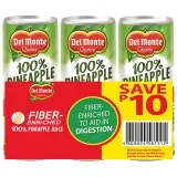 Del Monte Pine Juice Fiber 210mLx6 Value Pack Pc