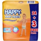 Happy Baby Diaper Pants L24 Pc