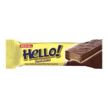Hello Choco Coated Wafer Bar 15gx10 Pc