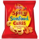 Oishi Spicy Seafood Curls 24g pc